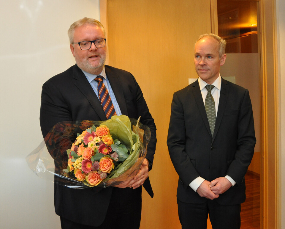 Stortingsrepresentant Frank Jenssen ble nylig utnevnt til fylkesmann i det nye embetet i Trøndelag fra 2018. Foto: Kommunal- og moderinseringsdepartementet Stortingsrepresentant Frank Jenssen ble nylig utnevnt til fylkesmann i det nye embetet i Trøndelag fra 2018. Foto: Kommunal- og moderinseringsdepartementet
