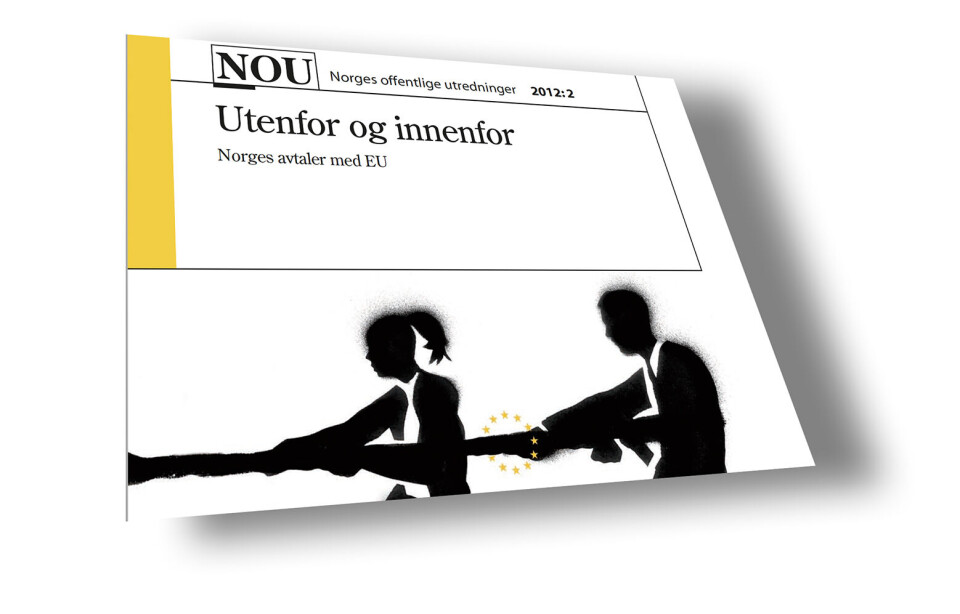 Advokat Børge Benum viser i dette innlegget til at det i utredningen «Utenfor og innenfor» i NOU 2012: 2 fremgår i klartekst at for eksempel sykepenger og arbeidsavklaringspenger i utgangspunktet kan utbetales i andre EØS-land. Advokat Børge Benum viser i dette innlegget til at det i utredningen «Utenfor og innenfor» i NOU 2012: 2 fremgår i klartekst at for eksempel sykepenger og arbeidsavklaringspenger i utgangspunktet kan utbetales i andre EØS-land.
