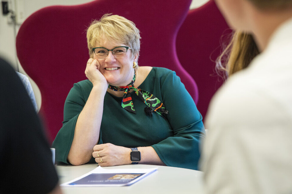 Frp ber kunnskapsminister Trine Skei Grande (V) avklare om hun vil stramme inn reglene for bruk av politiattest. Arkivfoto: Tore Meek, NTB scanpix Frp ber kunnskapsminister Trine Skei Grande (V) avklare om hun vil stramme inn reglene for bruk av politiattest. Arkivfoto: Tore Meek, NTB scanpix