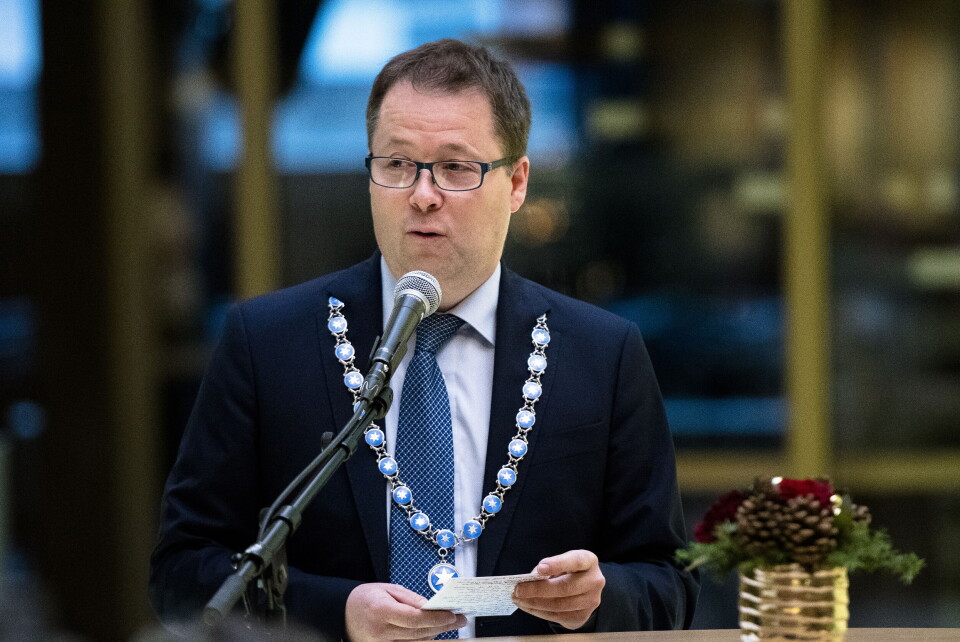 Steinkjer-ordfører Bjørn Arild Gram (Sp) blir etter all sannsynlighet valgt til ny KS-leder under landstinget onsdag. Foto: Ole Martin Wold, NTB scanpix Steinkjer-ordfører Bjørn Arild Gram (Sp) blir etter all sannsynlighet valgt til ny KS-leder under landstinget onsdag. Foto: Ole Martin Wold, NTB scanpix