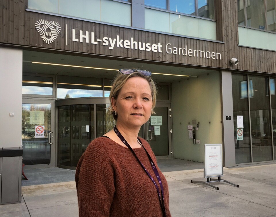 Administrerende direktør Jane Castro i LHL Gardermoen er klar for å ta i mot enda flere koronapasienter. Administrerende direktør Jane Castro i LHL Gardermoen er klar for å ta i mot enda flere koronapasienter.