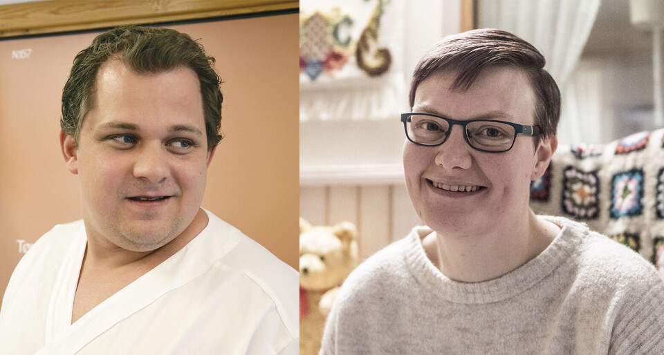 Kjøkkensjef Espen Sætha ved Sundheim bo og treningssenter på Vinstra og enhetsleder Jeanette Karlsen Skogeng ved Balsfjord bo- og servicesenter i Balsfjord. Foto: Britt Glosvik og Lisa Rypeng Kjøkkensjef Espen Sætha ved Sundheim bo og treningssenter på Vinstra og enhetsleder Jeanette Karlsen Skogeng ved Balsfjord bo- og servicesenter i Balsfjord. Foto: Britt Glosvik og Lisa Rypeng