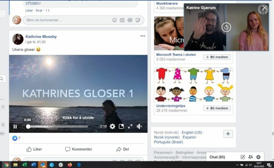 Slik hjelper lærerne hverandre med fjernundervisning