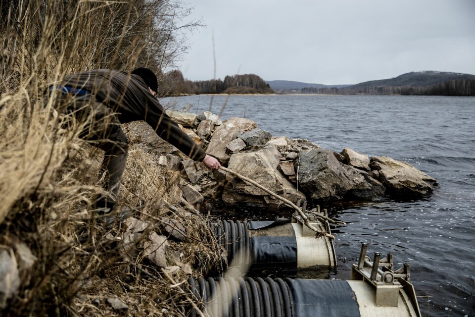 Helge Aandstad, gårdbruker og styreleder for Sparbysund Balnes flomverk i Åsnes kommune, inspeserer pumper ved flomverket ved Glomma.
Les mer om flominspeksjonen i Kommunal Rapports utgave fra 23. april. Helge Aandstad, gårdbruker og styreleder for Sparbysund Balnes flomverk i Åsnes kommune, inspeserer pumper ved flomverket ved Glomma.
Les mer om flominspeksjonen i Kommunal Rapports utgave fra 23. april.