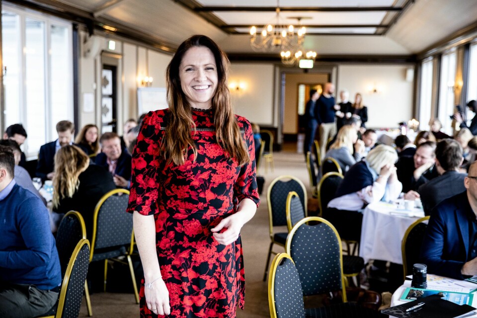 – I Vestland er det en utbredt holdning blant ledere at vi bare gjør det. Vi sitter ikke og venter, sier leder Helene Frihammer i Klimapartnere Vestland. Bildet er fra januar. – I Vestland er det en utbredt holdning blant ledere at vi bare gjør det. Vi sitter ikke og venter, sier leder Helene Frihammer i Klimapartnere Vestland. Bildet er fra januar.