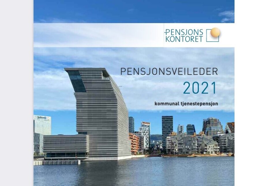 Pensjonsveileder 2021 fra Pensjonskontoret har skapt debatt. Ledelsen i Pensjonskontoret svarer her på kritikk fra Christer Drevsjø. Pensjonsveileder 2021 fra Pensjonskontoret har skapt debatt. Ledelsen i Pensjonskontoret svarer her på kritikk fra Christer Drevsjø.