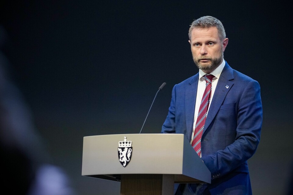 Oslo 20210614. Helseminister Bent Høie (H) under regjeringens pressekonferanse om bruk av koronasertifikatet. Regjeringen holder pressekonferanse Oslo 20210614. Helseminister Bent Høie (H) under regjeringens pressekonferanse om bruk av koronasertifikatet.