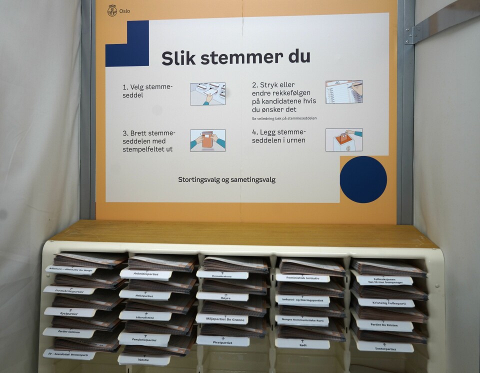 Over 180.000 har allerede stemt til årets stortingsvalg. Over 180.000 har allerede stemt til årets stortingsvalg.