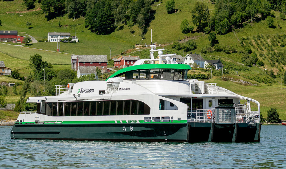 Rogaland fylkeskommune er nominert til Årets klimatiltak for hurtigbåten Medstraum. Det er verdens første elektriske hurtigbåt som er satt i drift. Rogaland fylkeskommune er nominert til Årets klimatiltak for hurtigbåten Medstraum. Det er verdens første elektriske hurtigbåt som er satt i drift.
