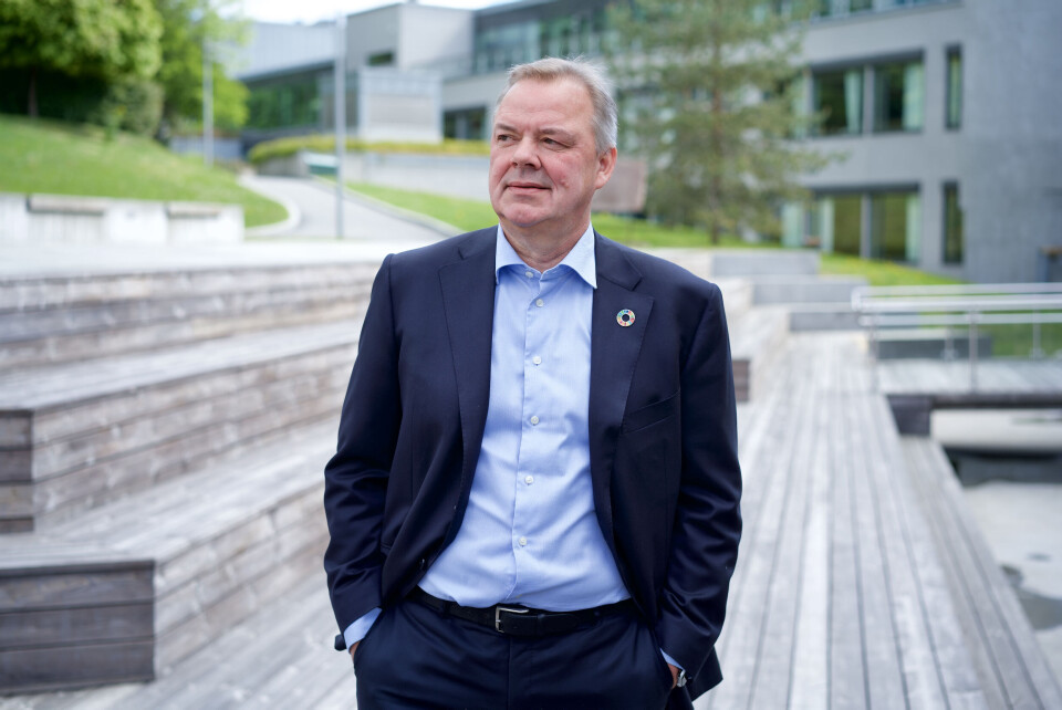 Kommunene kjøper årlig tjenestepensjon for nesten 60 milliarder kroner. Det er riktig og fornuftig at kommunenes største innkjøp tas på anbud, slik som alle andre innkjøp, mener konsernsjef Odd Arild Grefstad i Storebrand. Kommunene kjøper årlig tjenestepensjon for nesten 60 milliarder kroner. Det er riktig og fornuftig at kommunenes største innkjøp tas på anbud, slik som alle andre innkjøp, mener konsernsjef Odd Arild Grefstad i Storebrand.