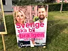 Valgplakat fra Sverigedemokraterna. Partiet gjorde et stort byks i dette valget, og er størst i 19 kommuner.