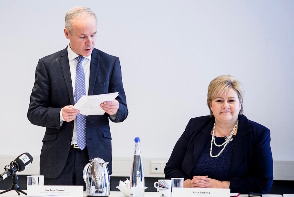 Jan Tore Solberg, Erna Sanner og andre ringrever i de borgerlige partiene har gått til kjernepensum i det politiske håndverket: Hva er det mulig å få flertall for? Foto: Magnus K. Bjørke Jan Tore Solberg, Erna Sanner og andre ringrever i de borgerlige partiene har gått til kjernepensum i det politiske håndverket: Hva er det mulig å få flertall for? Foto: Magnus K. Bjørke