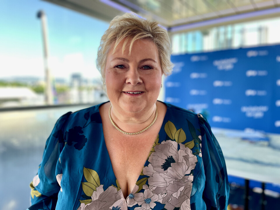 Å bidra til brukerbetaling for å sørge for at det er toaletter, ryddig og så videre på store utfartssteder tror jeg alle kan tåle, sier Erna Solberg. Å bidra til brukerbetaling for å sørge for at det er toaletter, ryddig og så videre på store utfartssteder tror jeg alle kan tåle, sier Erna Solberg.