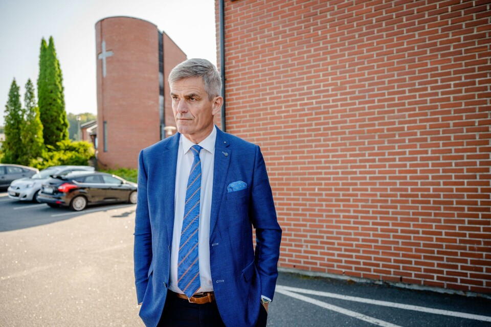 Høyre-ordførere vil heller redde Oslofjorden enn å innfri Ernas valgløfte Ordfører Bjørn Ole Gleditsch (H) i Sandefjord opplever ikke at Ernas valgløfte var spesielt myntet på Sandefjord.