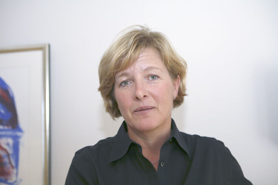 Kari Østerud er ikke fornøyd med at et flertall av lederne som er spurt, mener at eldre er datasinker. Foto: Berit Almendingen Kari Østerud er ikke fornøyd med at et flertall av lederne som er spurt, mener at eldre er datasinker. Foto: Berit Almendingen