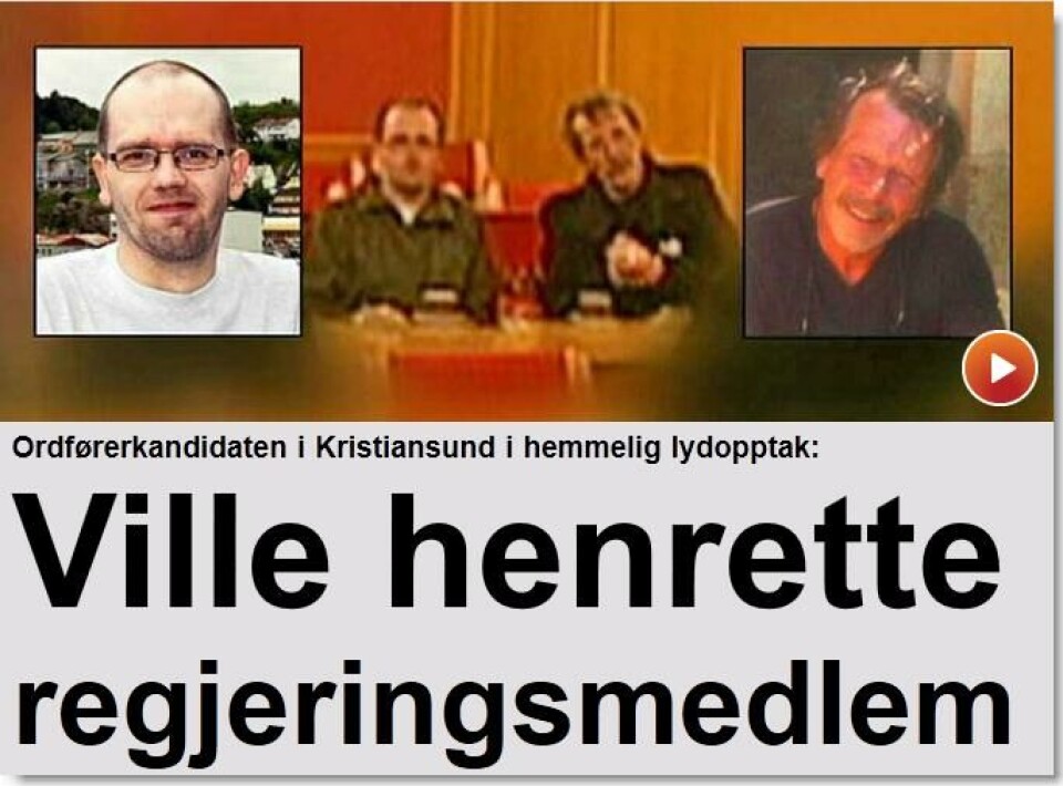 Faksimile fra tv2.no Faksimile fra tv2.no