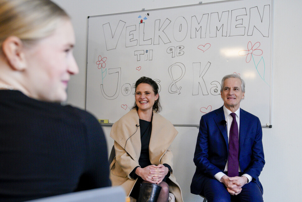 Statsminister Jonas Gahr Støre og kunnskapsminister Kari Nessa Nordtun under et tidligere besøk ved en ungdomsskole i Stavanger. Statsminister Jonas Gahr Støre og kunnskapsminister Kari Nessa Nordtun under et tidligere besøk ved en ungdomsskole i Stavanger.