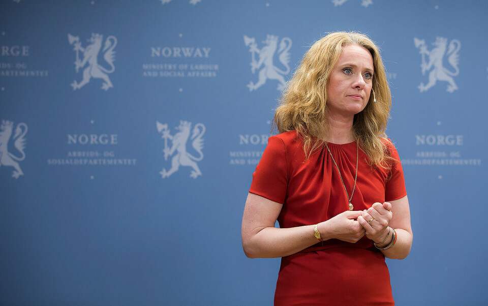 Arbeids- og sosialminister Anniken Hauglie (H) mener kartlegging av den enkelte flyktnings kompetanse allerede i mottaksfasen, kan få flere flyktninger raskere ut i jobb.Foto: Berit Roald / NTB scanpix Arbeids- og sosialminister Anniken Hauglie (H) mener kartlegging av den enkelte flyktnings kompetanse allerede i mottaksfasen, kan få flere flyktninger raskere ut i jobb.Foto: Berit Roald / NTB scanpix