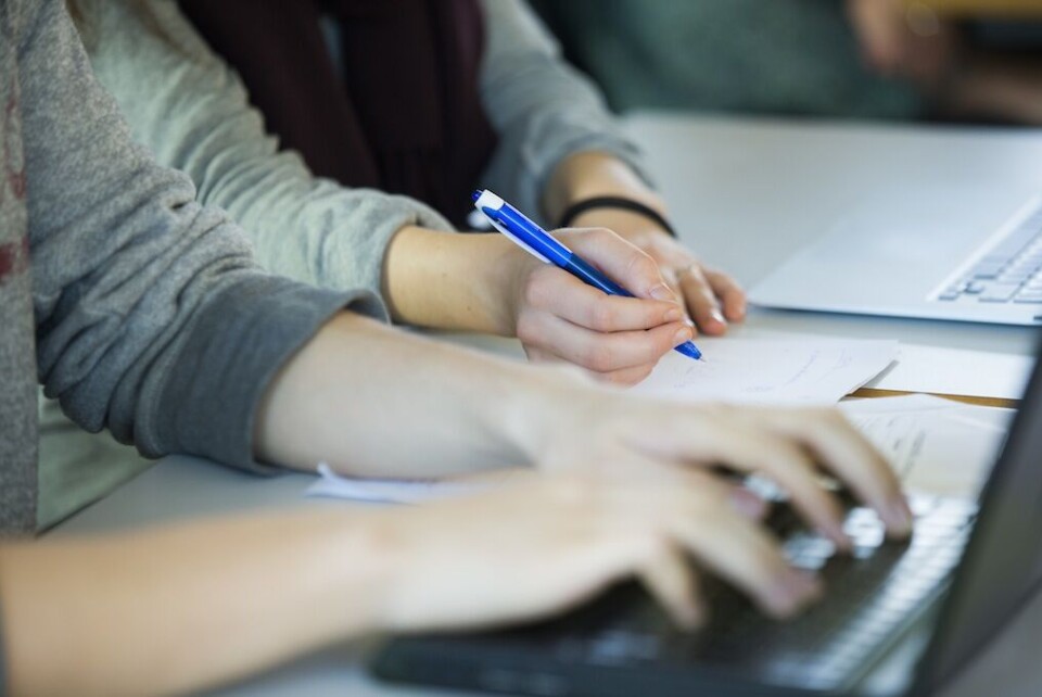 I snitt dropper tre av ti elever ut av videregående skole, og nær halvparten av elevene på yrkesfag, viser nye tall fra Utdanningsdirektoratet. Illustrasjonsfoto: Berit Roald, NTB scanpix I snitt dropper tre av ti elever ut av videregående skole, og nær halvparten av elevene på yrkesfag, viser nye tall fra Utdanningsdirektoratet. Illustrasjonsfoto: Berit Roald, NTB scanpix