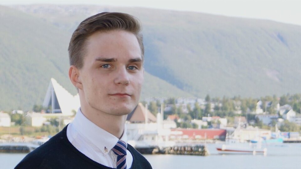 – Jeg håper jeg kan bidra til at flere unge førstegangsvelgere bruker stemmeretten, sier Kristoffer Molund. Foto: Joakim Breivik, Høyre – Jeg håper jeg kan bidra til at flere unge førstegangsvelgere bruker stemmeretten, sier Kristoffer Molund. Foto: Joakim Breivik, Høyre