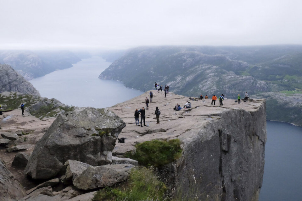 I vedtaket der statsråd Monica Mæland gir grønt lys for grensejustering, er det lagt stor vekt på at Preikestol-området skal forvaltast av éin kommune, skrive Yngve Flo. Foto: Håkon Mosvold Larsen, NTB scanpix I vedtaket der statsråd Monica Mæland gir grønt lys for grensejustering, er det lagt stor vekt på at Preikestol-området skal forvaltast av éin kommune, skrive Yngve Flo. Foto: Håkon Mosvold Larsen, NTB scanpix