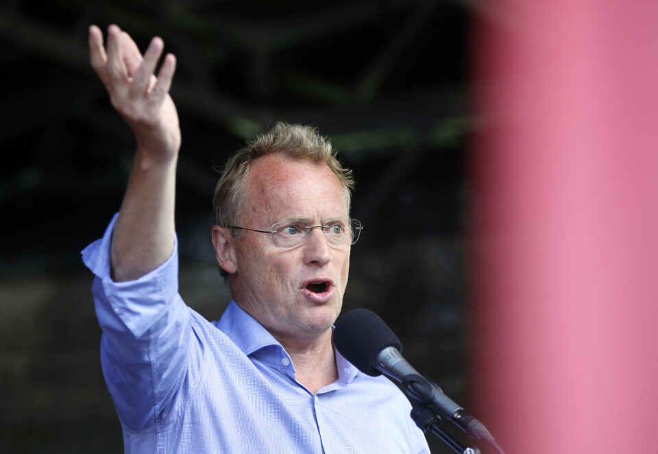 Byrådslederkandidat Raymond Johansen (Ap) står på at partiets modell for eienomsskatt i Oslo er lovlig og vil fungere. Foto: Terje Pedersen / NTB scanpix Byrådslederkandidat Raymond Johansen (Ap) står på at partiets modell for eienomsskatt i Oslo er lovlig og vil fungere. Foto: Terje Pedersen / NTB scanpix