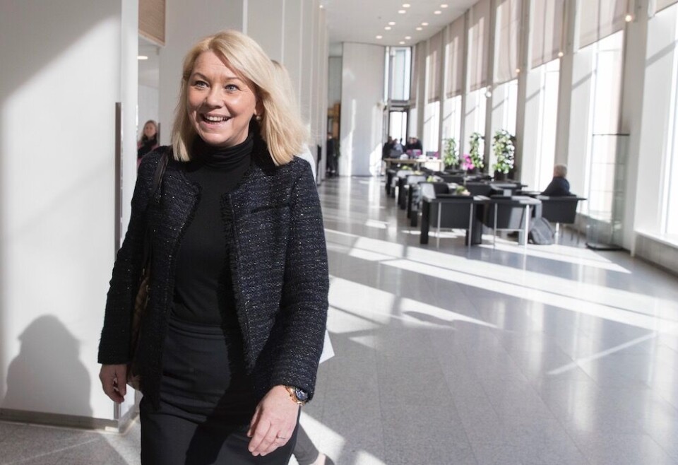 Monica Mæland gikk av som byrådsleder da hun ble gravid. Som kommunalminister foreslår hun å styrke heltidspolitikernes rettigheter når det gjelder sykelønn og foreldrepermisjon. Foto: Vidar Ruud, NTB scanpix Monica Mæland gikk av som byrådsleder da hun ble gravid. Som kommunalminister foreslår hun å styrke heltidspolitikernes rettigheter når det gjelder sykelønn og foreldrepermisjon. Foto: Vidar Ruud, NTB scanpix