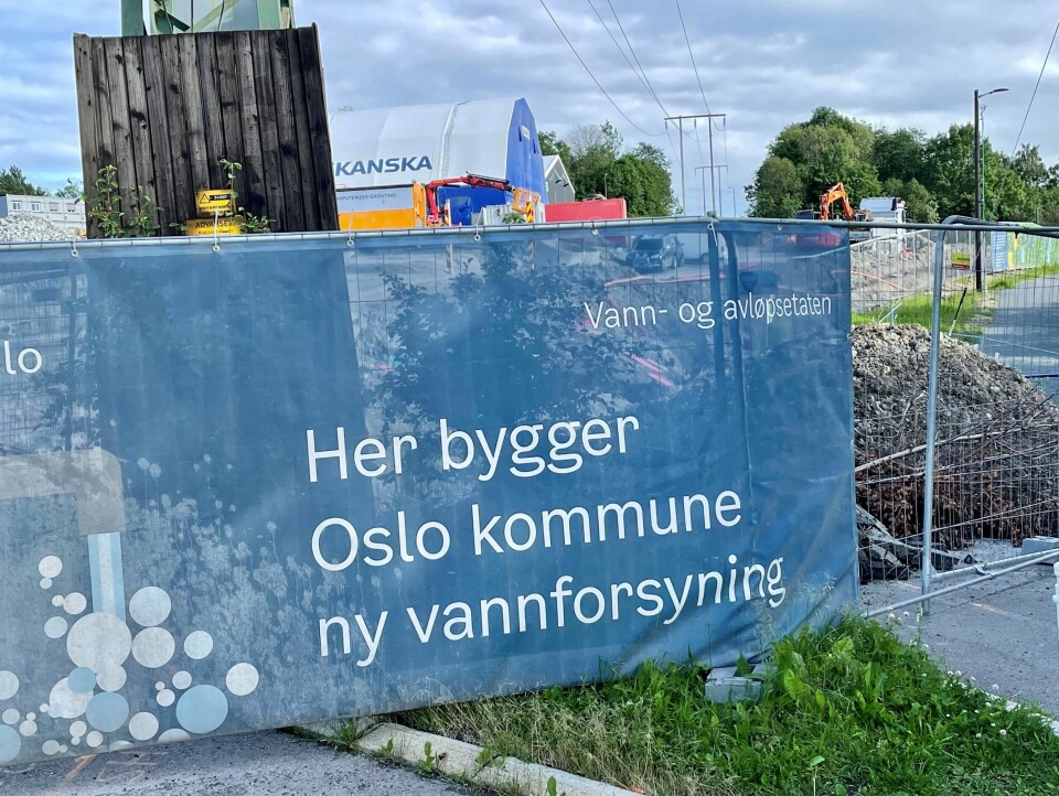 Oslo bygger ny vannforsyning. Det vil merkes på gebyret. Oslo bygger ny vannforsyning. Det vil merkes på gebyret.