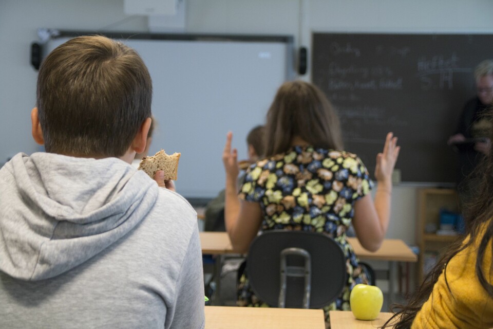 Over 40 prosent oppgir at de ikke får nødvendig hjelp til å håndtere utagerende elever. Over 40 prosent oppgir at de ikke får nødvendig hjelp til å håndtere utagerende elever.