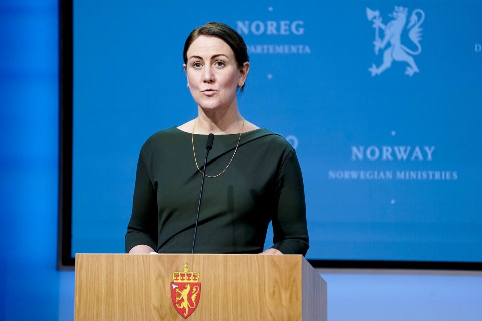 Kunnskapsminister Tonje Brenna (Ap under pressekonferanse om koronasituasjonen. Kunnskapsminister Tonje Brenna (Ap under pressekonferanse om koronasituasjonen.