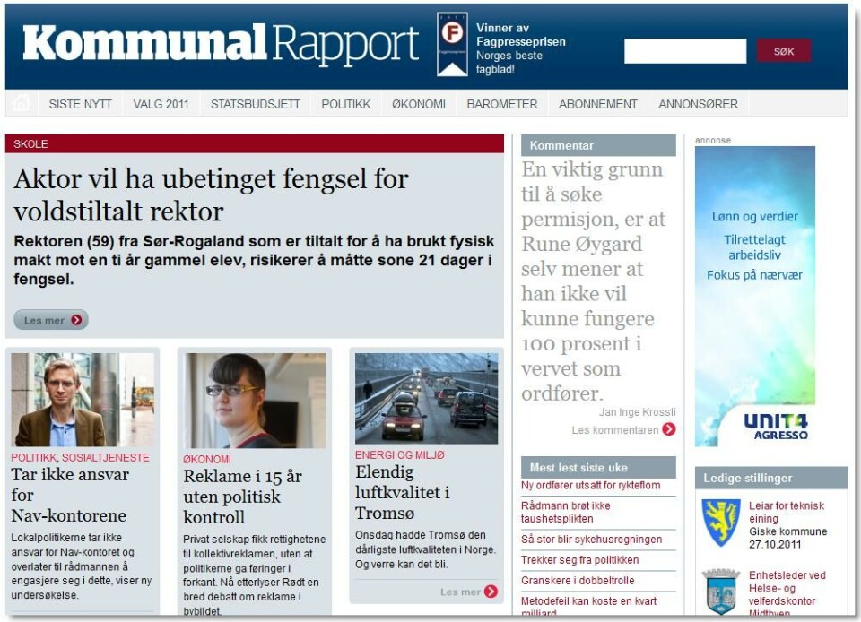 Nå må du registrere deg for å lese nyhetsartikler