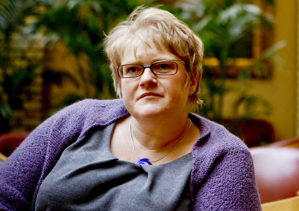 Venstre-leder Trine Skei Grande. Arkivfoto Venstre-leder Trine Skei Grande. Arkivfoto