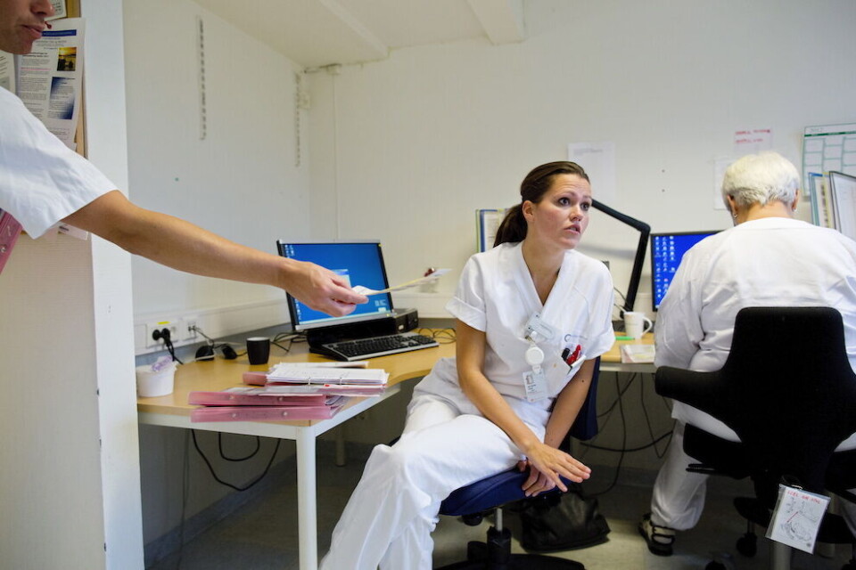 Det bør tenkes enda smartere når personalgrupper settes sammen, skriver Kari Høium, som ett tiltak for å skape helse- og omsorgstjenester som gjør det mulig å dekke nødvendige tjenestebehov. Illustrasjonsfoto: Tore Meek, NTB scanpix Det bør tenkes enda smartere når personalgrupper settes sammen, skriver Kari Høium, som ett tiltak for å skape helse- og omsorgstjenester som gjør det mulig å dekke nødvendige tjenestebehov. Illustrasjonsfoto: Tore Meek, NTB scanpix