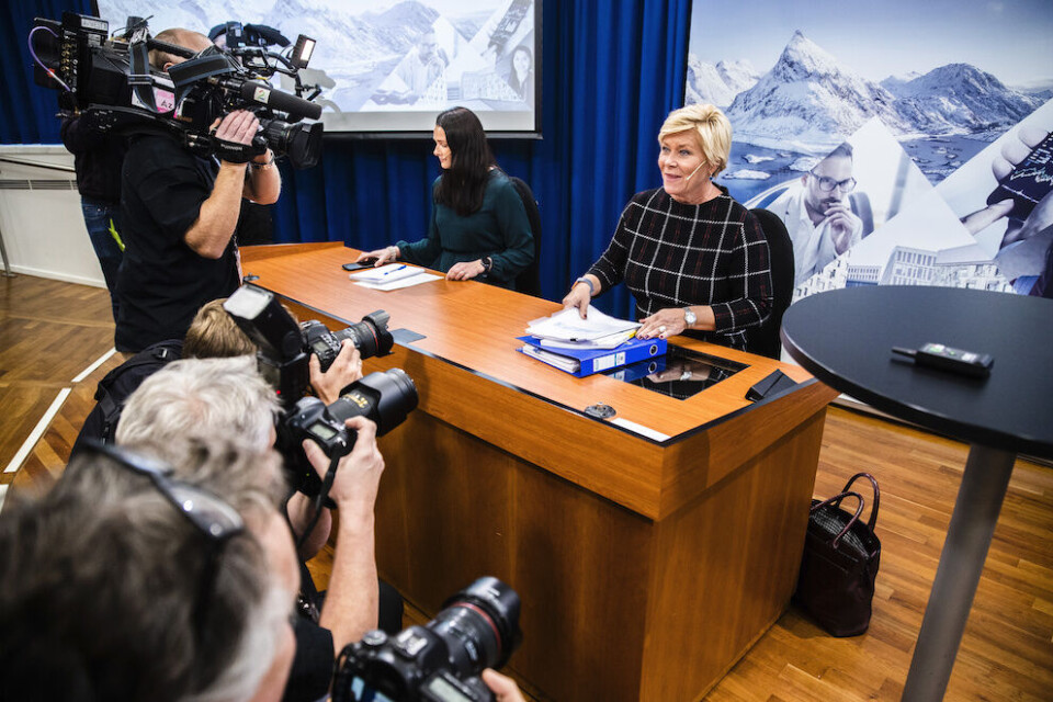 Forslaget til statsbudsjett som finansminister Siv Jensen nylig la fram, samsvarer ikke med målene om økt materialgjenvinning, mener Svein Kamfjord. Foto: Frode Hansen, NTB scanpix Forslaget til statsbudsjett som finansminister Siv Jensen nylig la fram, samsvarer ikke med målene om økt materialgjenvinning, mener Svein Kamfjord. Foto: Frode Hansen, NTB scanpix
