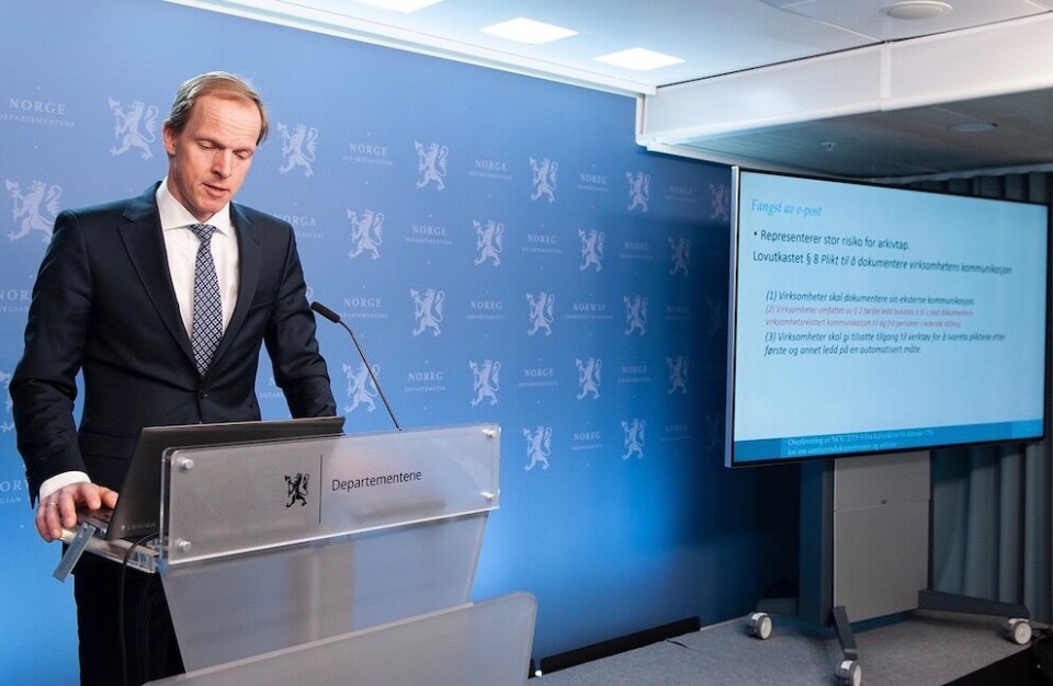 Kommunal Rapport støtter forslaget fra arkivlovutvalget, som var ledet av Christian Reusch, om at samme lovregler skal gjelde for alle kommunale selskaper. Foto: Terje Lien Kommunal Rapport støtter forslaget fra arkivlovutvalget, som var ledet av Christian Reusch, om at samme lovregler skal gjelde for alle kommunale selskaper. Foto: Terje Lien