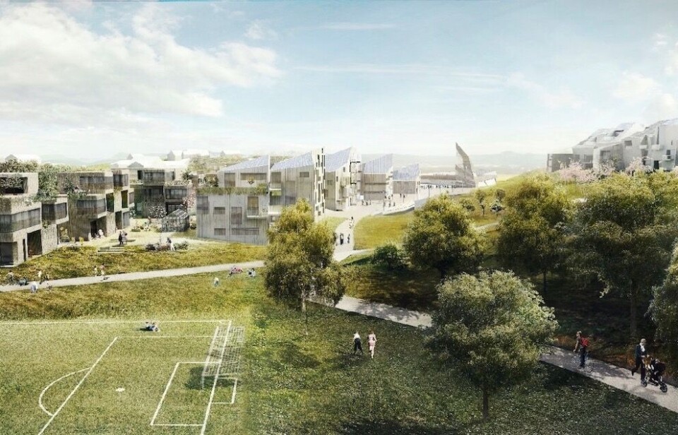 Zero Village Bergen skal bli Norges største nullutslippsprosjekt for boliger. Gjennom tett samarbeid med forskningssenteret FME ZEN skal prosjektet sette nye standarder for boligbygging i Norge og internasjonalt. Illustrasjon: Snøhetta Zero Village Bergen skal bli Norges største nullutslippsprosjekt for boliger. Gjennom tett samarbeid med forskningssenteret FME ZEN skal prosjektet sette nye standarder for boligbygging i Norge og internasjonalt. Illustrasjon: Snøhetta