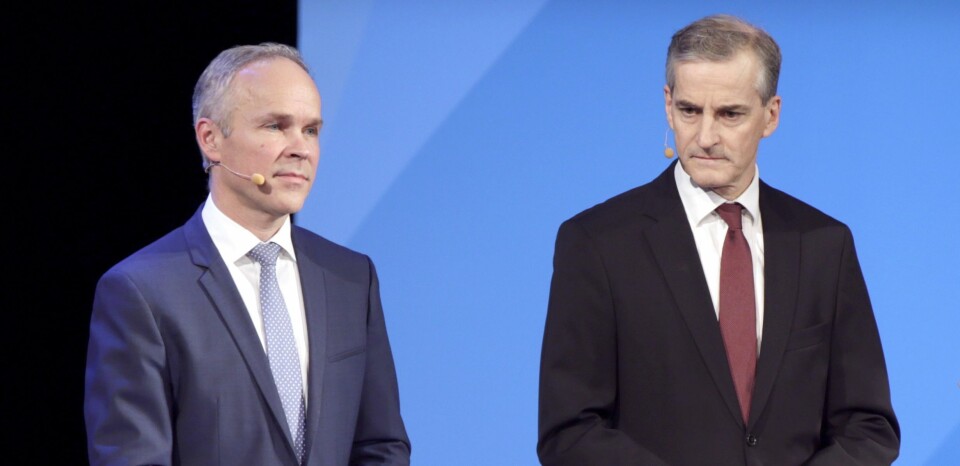 I valgkampen var Jan Tore Sanner og Jonas Gahr Støre åpne for samtaler om med tanke på et forlik om kommunereformen. Det kan gi en nødvendig restart, skriver Jan Inge Krossli i denne kommentaren. Foto: Vidar Ruud, NTB scanpix I valgkampen var Jan Tore Sanner og Jonas Gahr Støre åpne for samtaler om med tanke på et forlik om kommunereformen. Det kan gi en nødvendig restart, skriver Jan Inge Krossli i denne kommentaren. Foto: Vidar Ruud, NTB scanpix