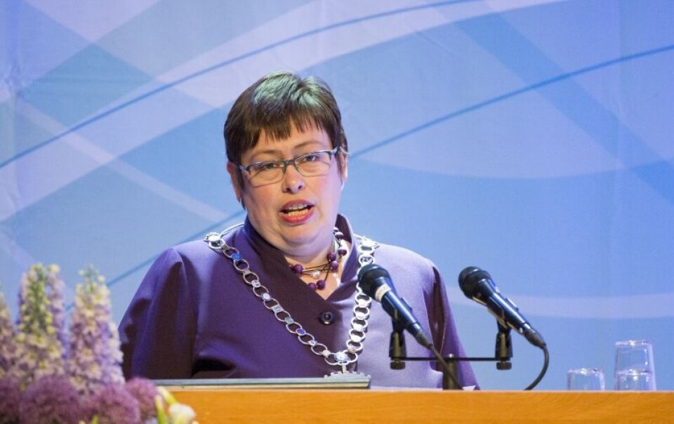 Trondheim-ordfører Rita Ottervik (Ap) og flertallet i bystyret har vedtatt å innføre et lobbyregister. Arkivfoto: Ned Alley, NTB scanpix Trondheim-ordfører Rita Ottervik (Ap) og flertallet i bystyret har vedtatt å innføre et lobbyregister. Arkivfoto: Ned Alley, NTB scanpix