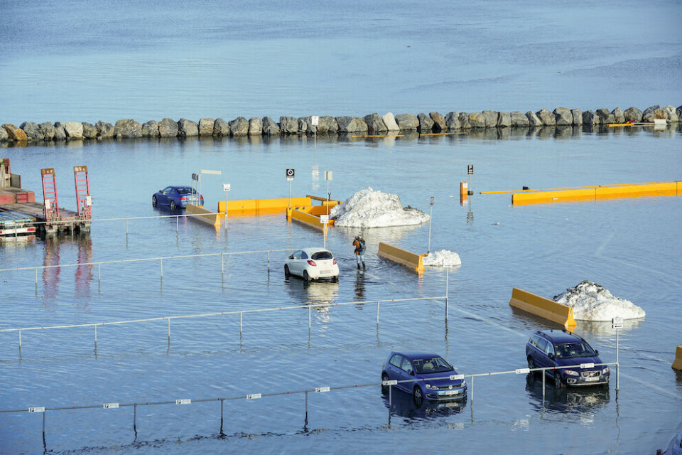 Investeringene som gjøres i dag, skal vare inn i et samfunn med et tøffere klima, påpeker Lars Strøm Prestvik. Bildet er fra Brattøra i Trondheim under flomtoppen tirsdag. Foto: Ole Martin Wold, NTB scanpix Investeringene som gjøres i dag, skal vare inn i et samfunn med et tøffere klima, påpeker Lars Strøm Prestvik. Bildet er fra Brattøra i Trondheim under flomtoppen tirsdag. Foto: Ole Martin Wold, NTB scanpix