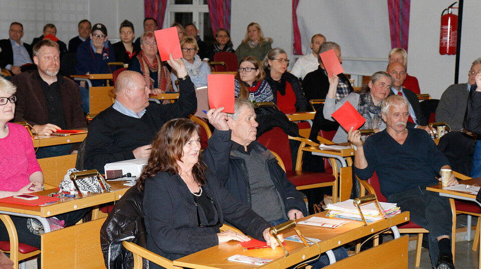 Gårsdagens nominasjonsmøte i Halden Ap markerte et generasjonsskifte. Foto: Tone Holmquist Gårsdagens nominasjonsmøte i Halden Ap markerte et generasjonsskifte. Foto: Tone Holmquist