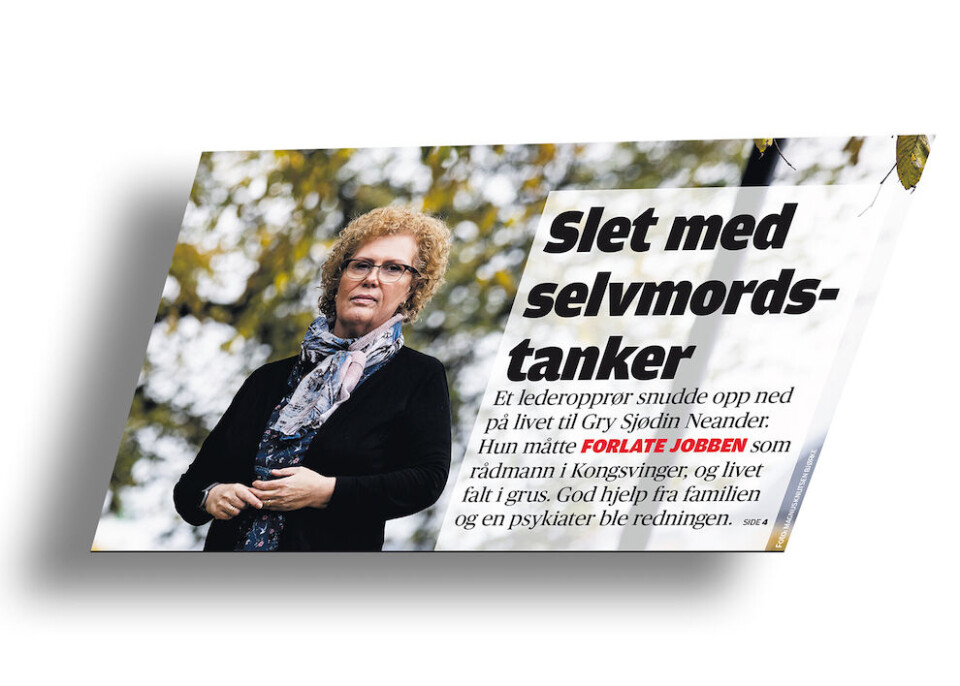 Gry Sjødin Neander er eksrådmannen som i Kommunal Rapport denne uka forteller om tiden etter at hun måtte gå av som følge en konflikt på jobben. Gry Sjødin Neander er eksrådmannen som i Kommunal Rapport denne uka forteller om tiden etter at hun måtte gå av som følge en konflikt på jobben.
