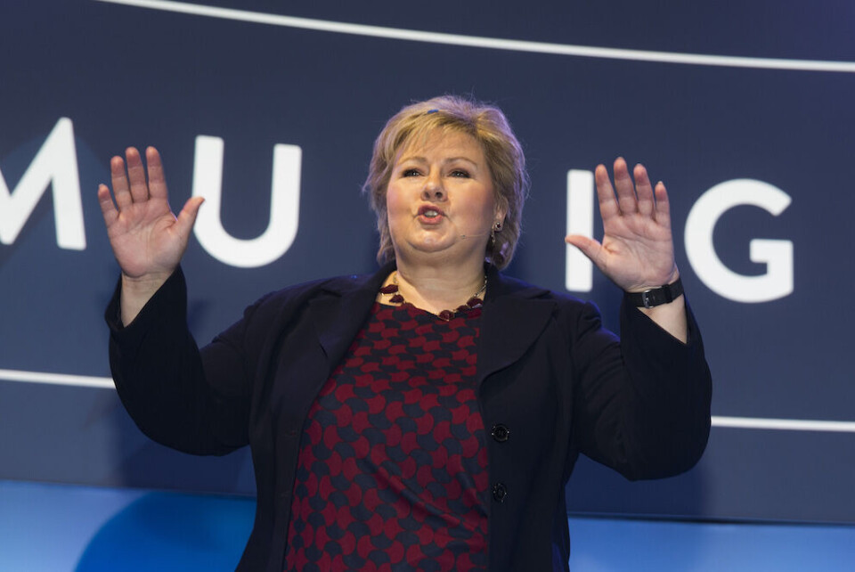 Det er ingen tvil om at statsminister Erna Solberg distanserer seg fra regionsaken, skriver Sigbjørn Husø, som mener de på Stortinget som ønsker tre forvaltningsnivåer, derfor må overta styringen. Foto: Berit Roald, NTB scanpix Det er ingen tvil om at statsminister Erna Solberg distanserer seg fra regionsaken, skriver Sigbjørn Husø, som mener de på Stortinget som ønsker tre forvaltningsnivåer, derfor må overta styringen. Foto: Berit Roald, NTB scanpix