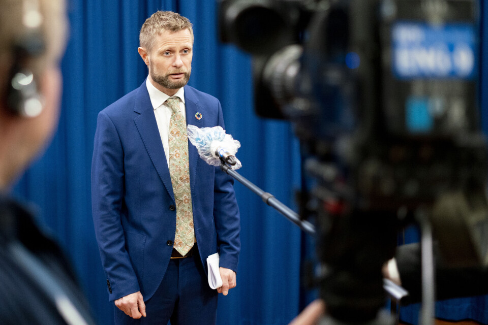 Helseminister Bent Høie presiserte under den direktesendte pressekonferansen 20. mars at hytteforbudet ikke er begrunnet i smittevern, påpeker Børge Benum. Helseminister Bent Høie presiserte under den direktesendte pressekonferansen 20. mars at hytteforbudet ikke er begrunnet i smittevern, påpeker Børge Benum.