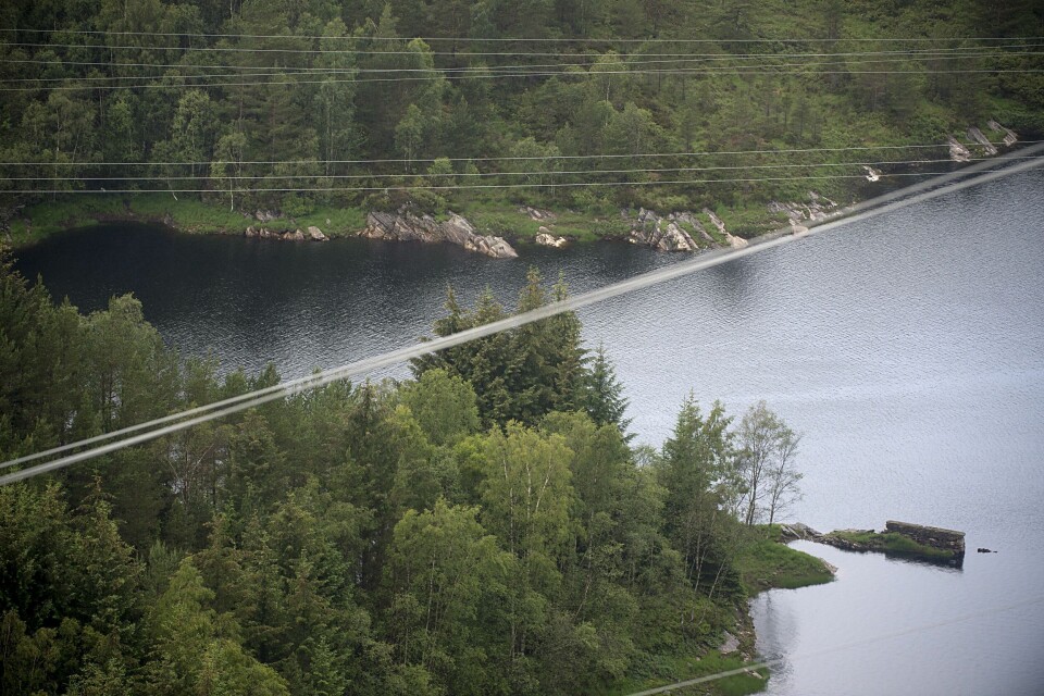 Arkivfoto av Kleppe vannverk på Askøy. Arkivfoto av Kleppe vannverk på Askøy.