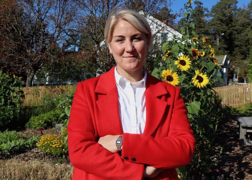 Det rødgrønne flertallet i Viken fylke vurderer å trekke den økonomiske garantien for E18-utbyggingen, bekrefter fylkesleder Tonje Brenna i Viken Ap, her fotografert etter valget i fjor høst. Foto: Marte Danbolt Det rødgrønne flertallet i Viken fylke vurderer å trekke den økonomiske garantien for E18-utbyggingen, bekrefter fylkesleder Tonje Brenna i Viken Ap, her fotografert etter valget i fjor høst. Foto: Marte Danbolt