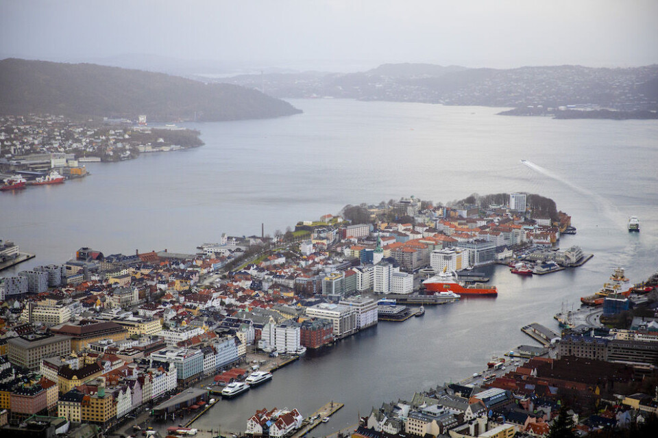 I fjor ble Bergen, her sett fra Ulriken, kåret til Norges mest attraktive by. Foto: Magnus K. Bjørke I fjor ble Bergen, her sett fra Ulriken, kåret til Norges mest attraktive by. Foto: Magnus K. Bjørke