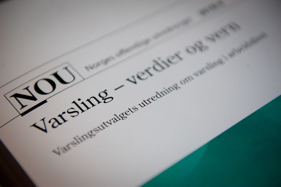 Forarbeidene til endringene i arbeidsmiljøloven om varsling drøfter dessverre ikke om varsling til kommunale kontrollutvalg kan ansees som ekstern varsling, skriver Anne-Karin Pettersen. Forarbeidene til endringene i arbeidsmiljøloven om varsling drøfter dessverre ikke om varsling til kommunale kontrollutvalg kan ansees som ekstern varsling, skriver Anne-Karin Pettersen.