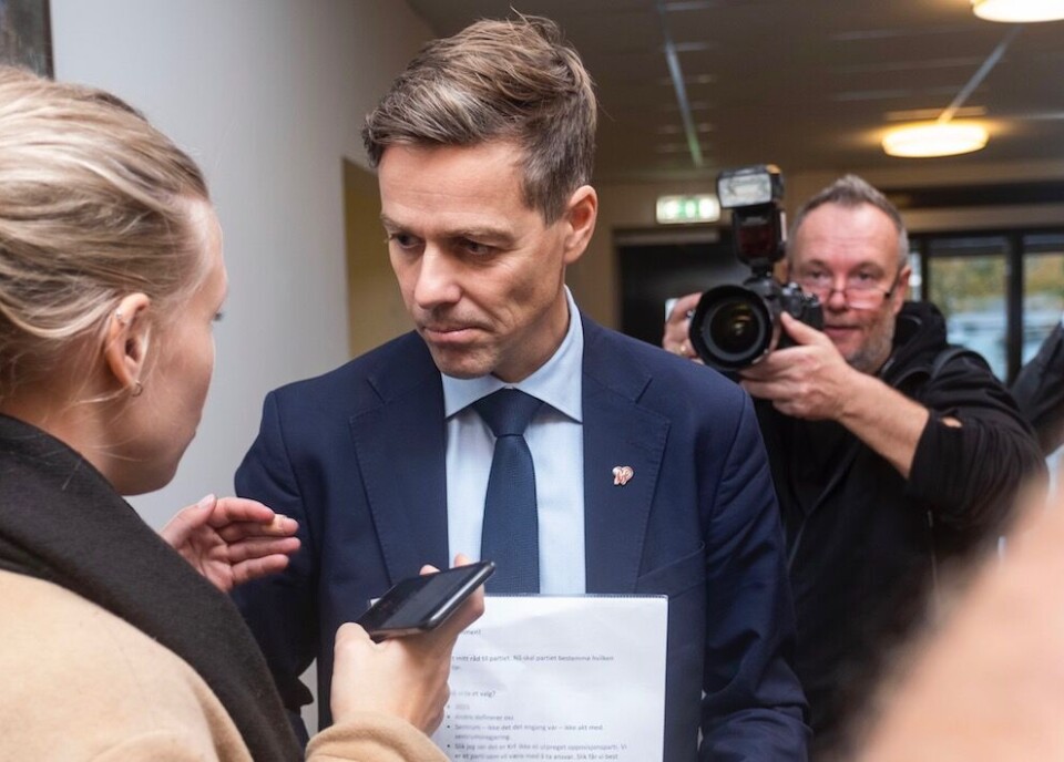 Da KrF-leder Knut Arild Hareide rådet partiet sitt til å søke regjeringssamarbeid med Ap og Sp, ble regionreformen en del av et mye større drama, påpeker Jan Inge Krossli. Foto: Tor Erik Schrøder, NTB scanpix Da KrF-leder Knut Arild Hareide rådet partiet sitt til å søke regjeringssamarbeid med Ap og Sp, ble regionreformen en del av et mye større drama, påpeker Jan Inge Krossli. Foto: Tor Erik Schrøder, NTB scanpix