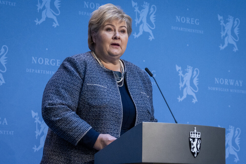 Statsminister Erna Solberg (H) kunngjør i dag, torsdag, hvordan Norge skal gjenåpnes. Statsminister Erna Solberg (H) kunngjør i dag, torsdag, hvordan Norge skal gjenåpnes.