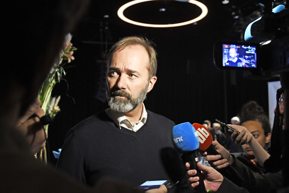 Trond Giske ble mandag innstilt som ny fylkesleder i Trøndelag Arbeiderparti. Nå er innstillingen trukket. Her er han avbildet på mediekonferansen Svarte Natta i Tromsø i fjor høst. Trond Giske ble mandag innstilt som ny fylkesleder i Trøndelag Arbeiderparti. Nå er innstillingen trukket. Her er han avbildet på mediekonferansen Svarte Natta i Tromsø i fjor høst.